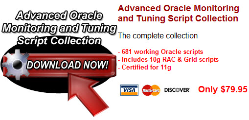 Oracle 11g Monitoring And Tuning Script Collection