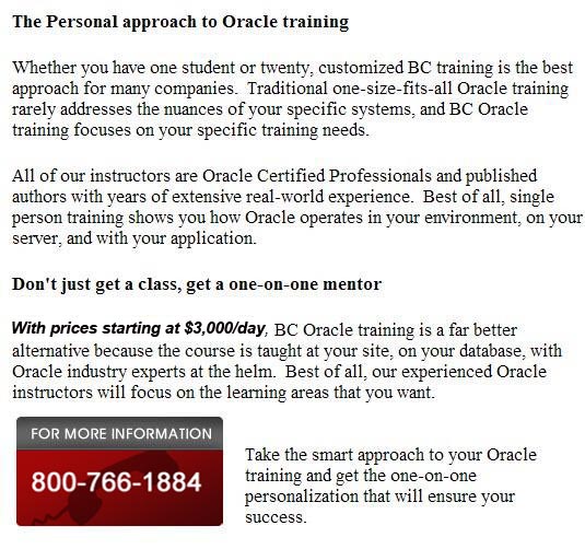 Oracle Classes